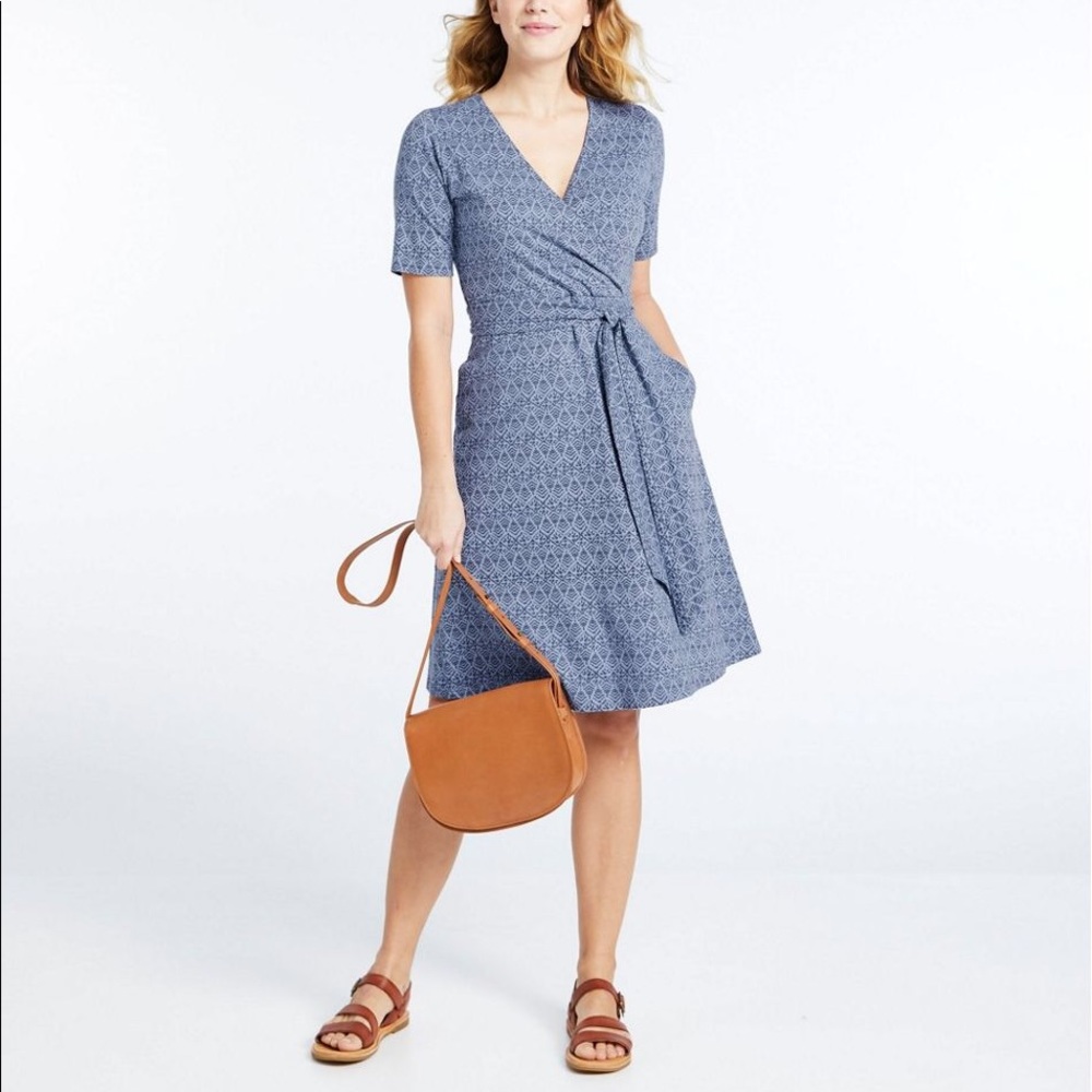 Women’s Soft Indigo Cotton L.L. Bean Dress